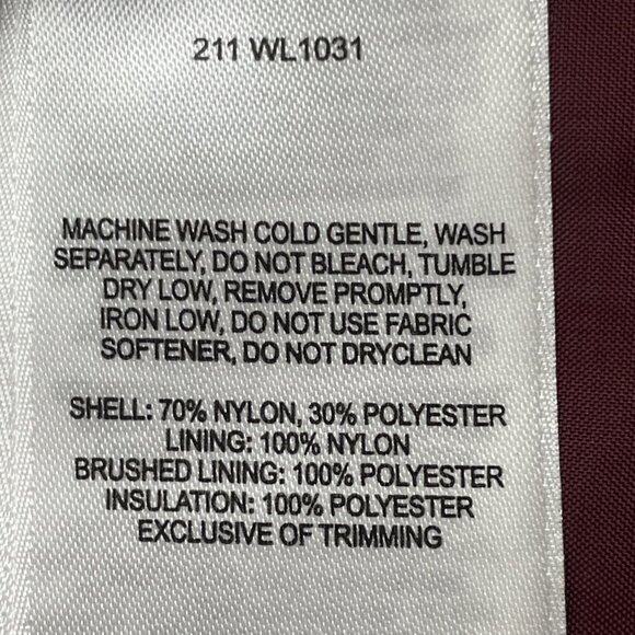 Columbia Full Zip Best Women’s S Purple Poly Nylon Shell Fleece Collar Snap Hip - Picture 6 of 9